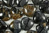 1.7" Polished Picasso Marble Hearts - Utah - Photo 4